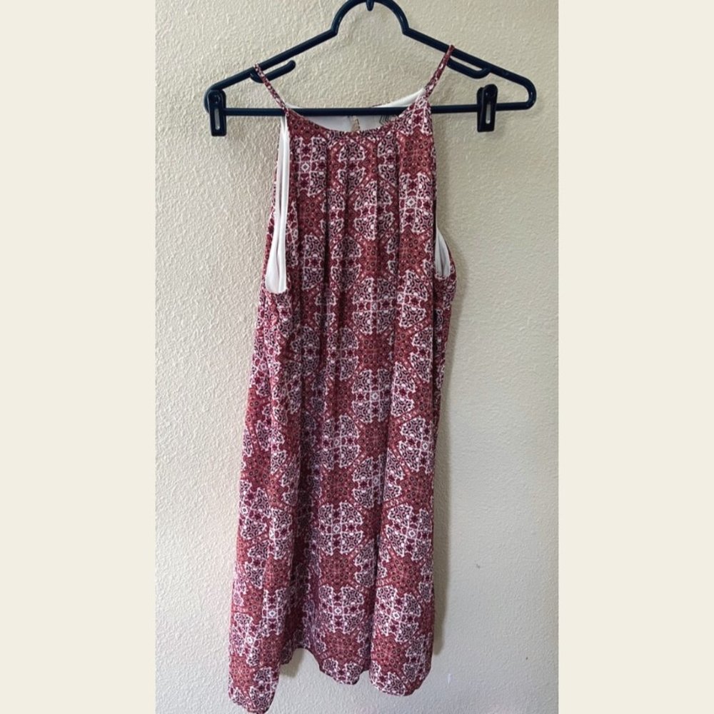 Pink Rose Swing Dress